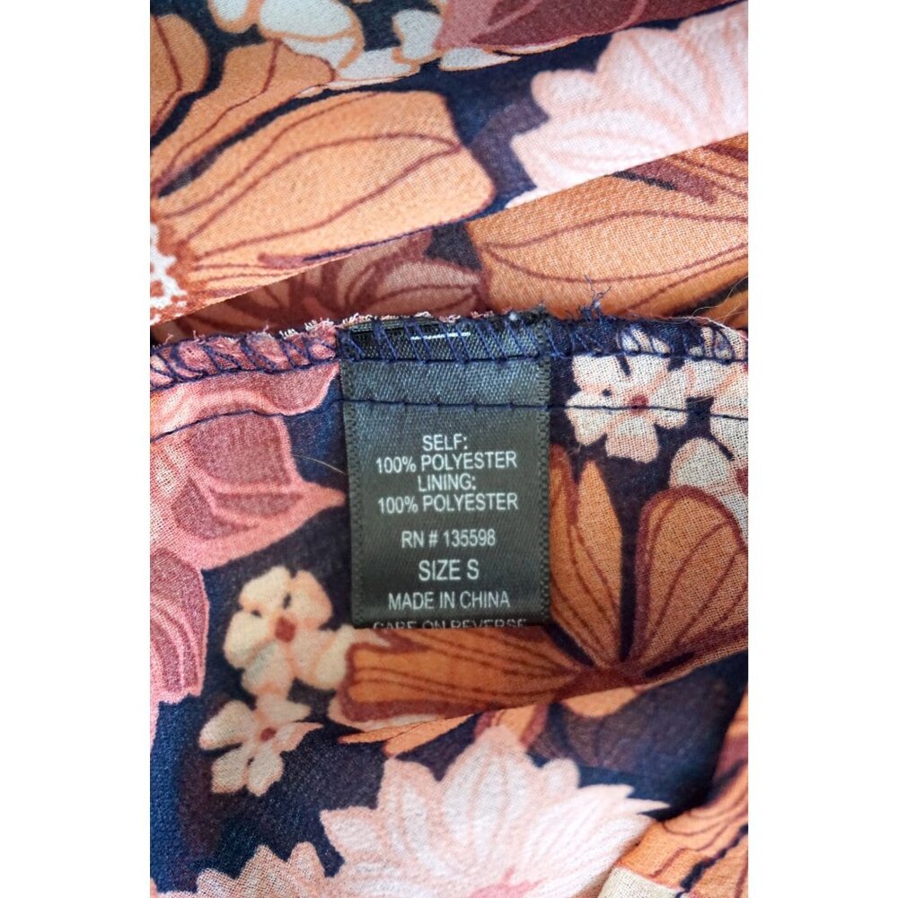 3rd + Malt Floral Maxi Dress - Size S - Picture 3 of 7